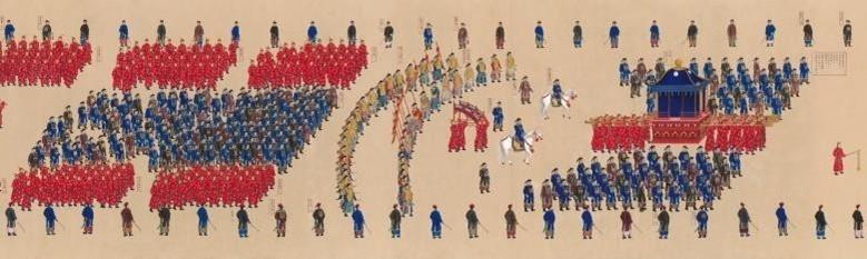 大駕鹵薄圖(局部) (李大成作品)