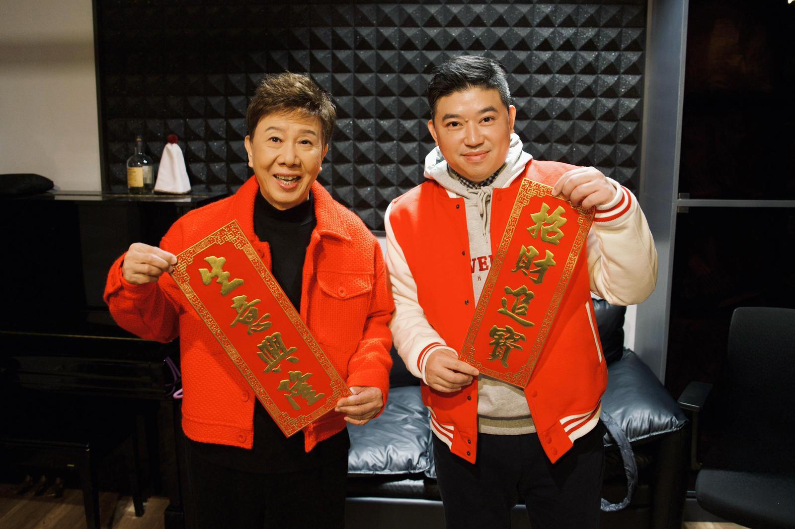 得尹光親身登場,而導演葉念琛更代表劇組到錄音現場探班