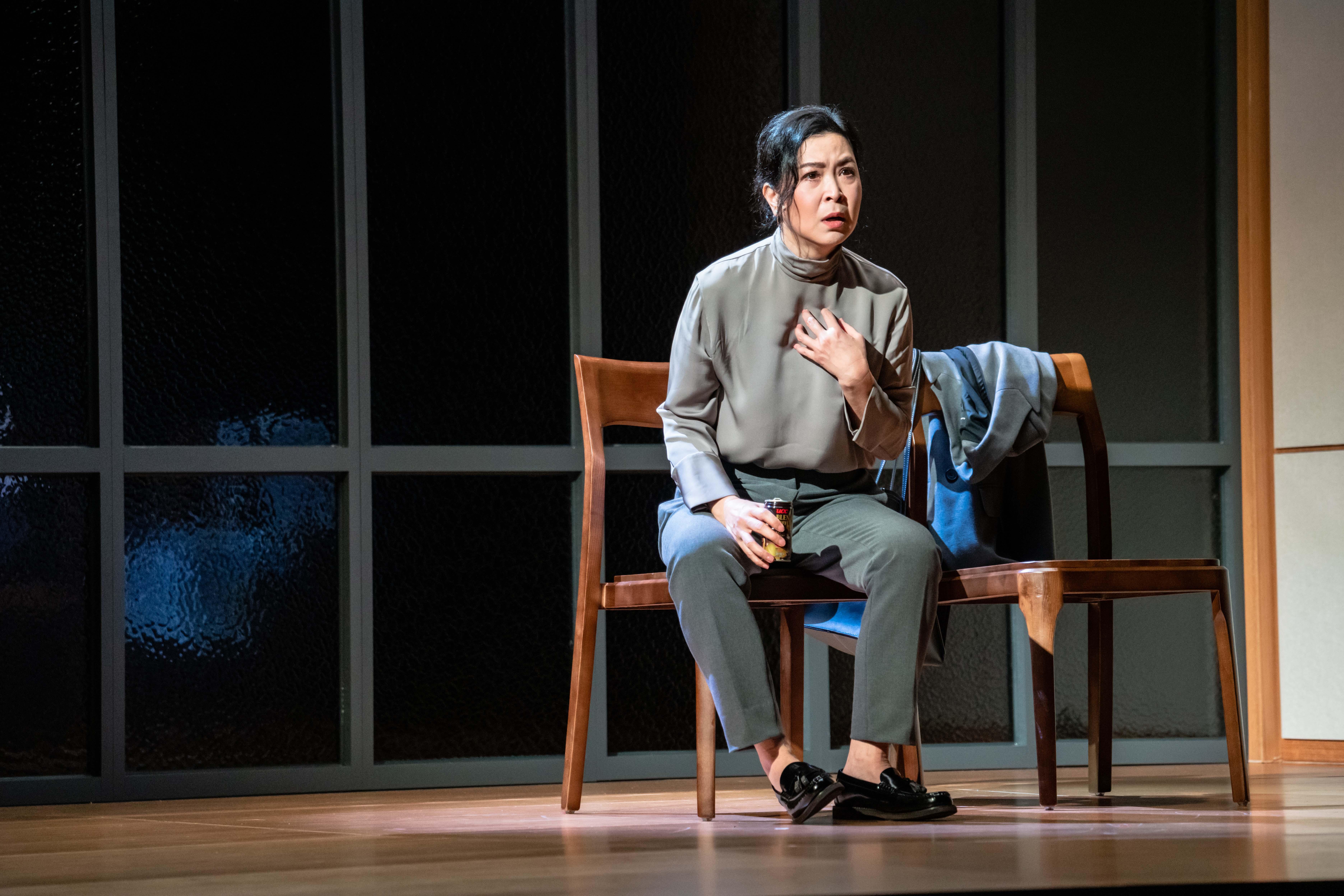 蘇玉華在獨腳戲《完美證供》按不同時段不停轉換角色,絕不簡單。(大會攝影Carmen So)