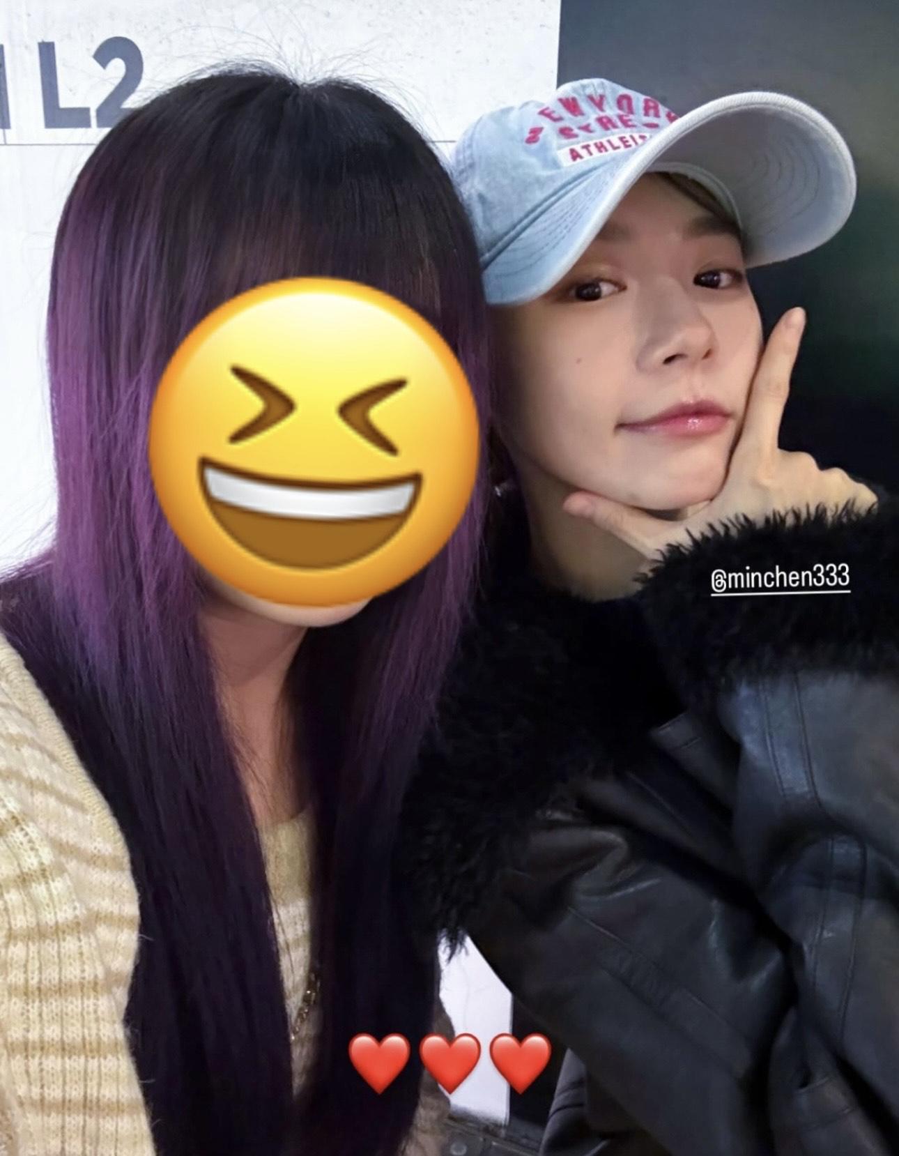 林明禎於首映當晚10時許在商場外出現,有網民笑她可能坐火箭來香港。