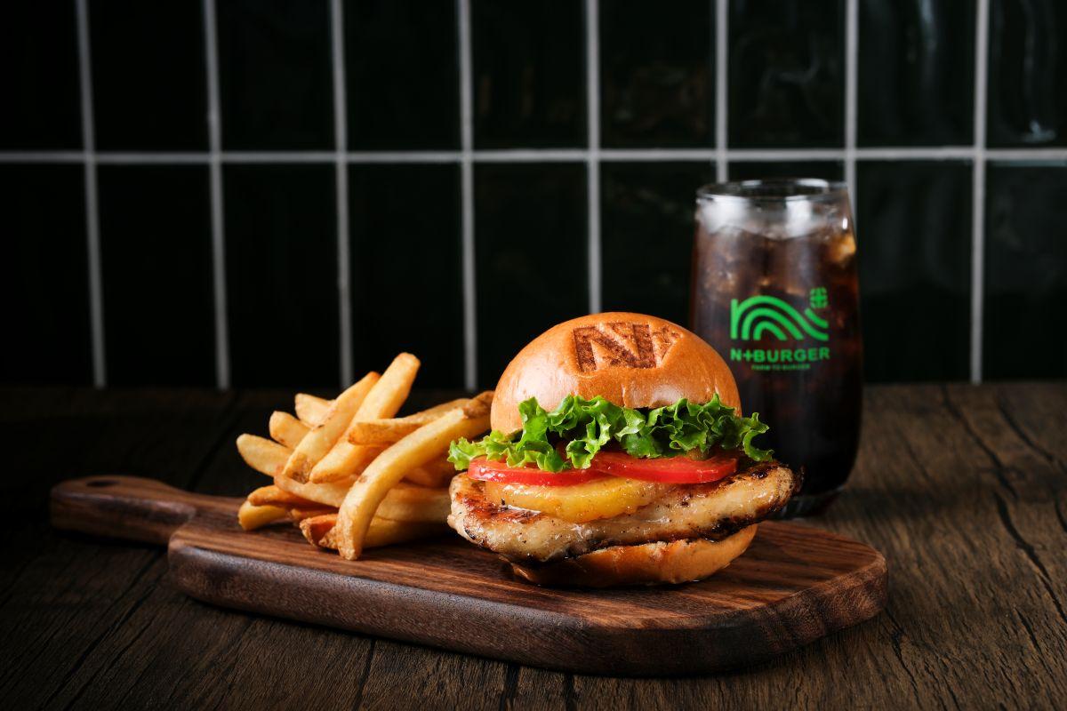 火焰烤雞漢堡$78