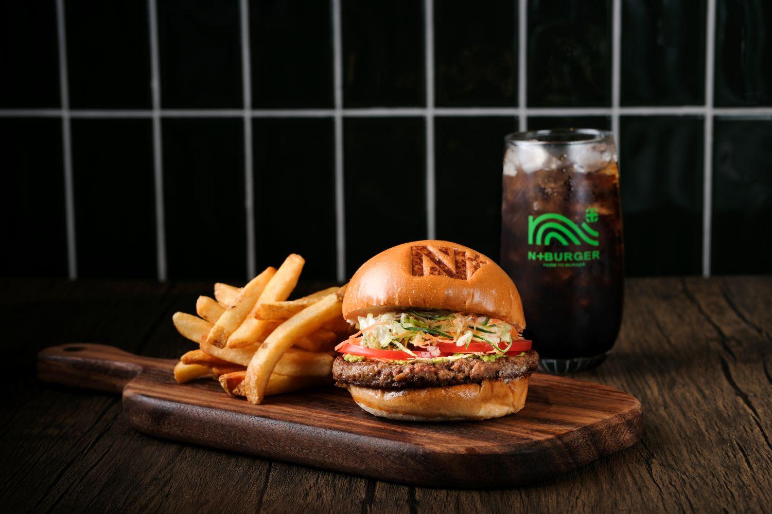 牛油果植物肉漢堡$99