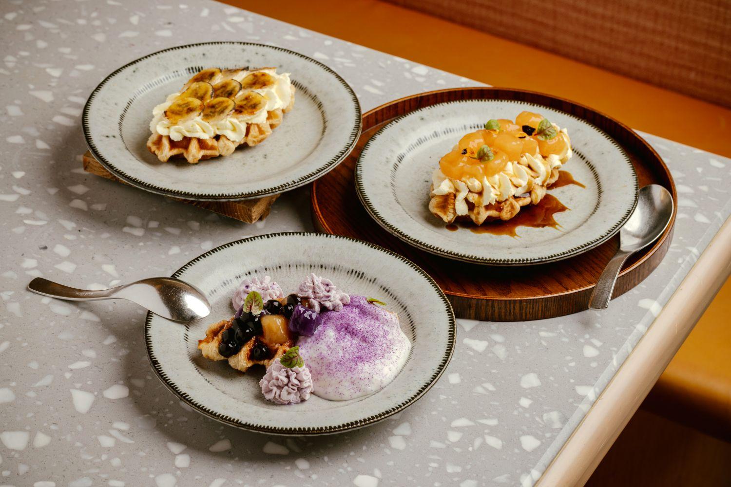 牛角窩夫甜品系列