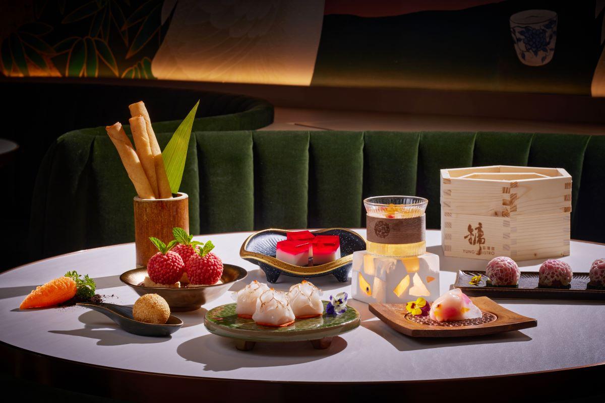 菜館供應精緻點心。