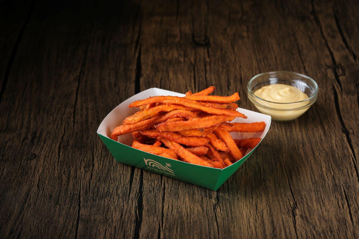 脆番薯條配自家製蜜糖芥末醬(套餐免費選配)