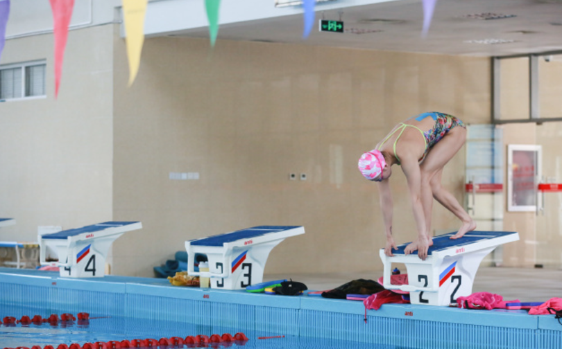 劉湘除了泳術出眾,其亮麗外表亦成為外界焦點(微博圖片)