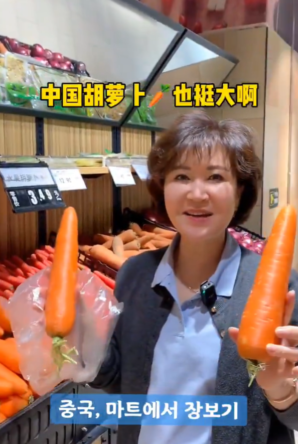 阿珠媽在內地超市掃貨,滿載而歸。(互聯網)