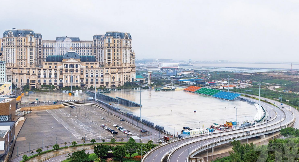 澳門新建成的戶外表演區,首場演出將於12月28日晚上舉行。(澳門政府)