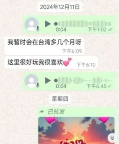 許振文過去一直用語音跟母親聯絡,但「最後訊息」卻首次用文字。(互聯網)