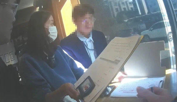 許男涉當車手被捕。(互聯網)