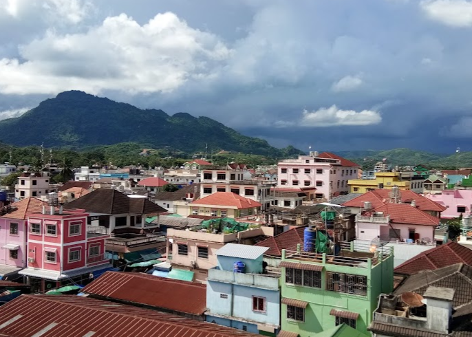 大其力位於緬甸接壤泰國邊境。(互聯網)