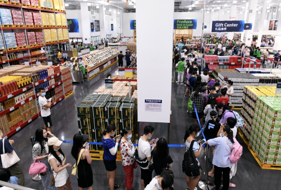 當事人潘女士表示事發於12月8日的廣州山姆會員商店(美林天地店)