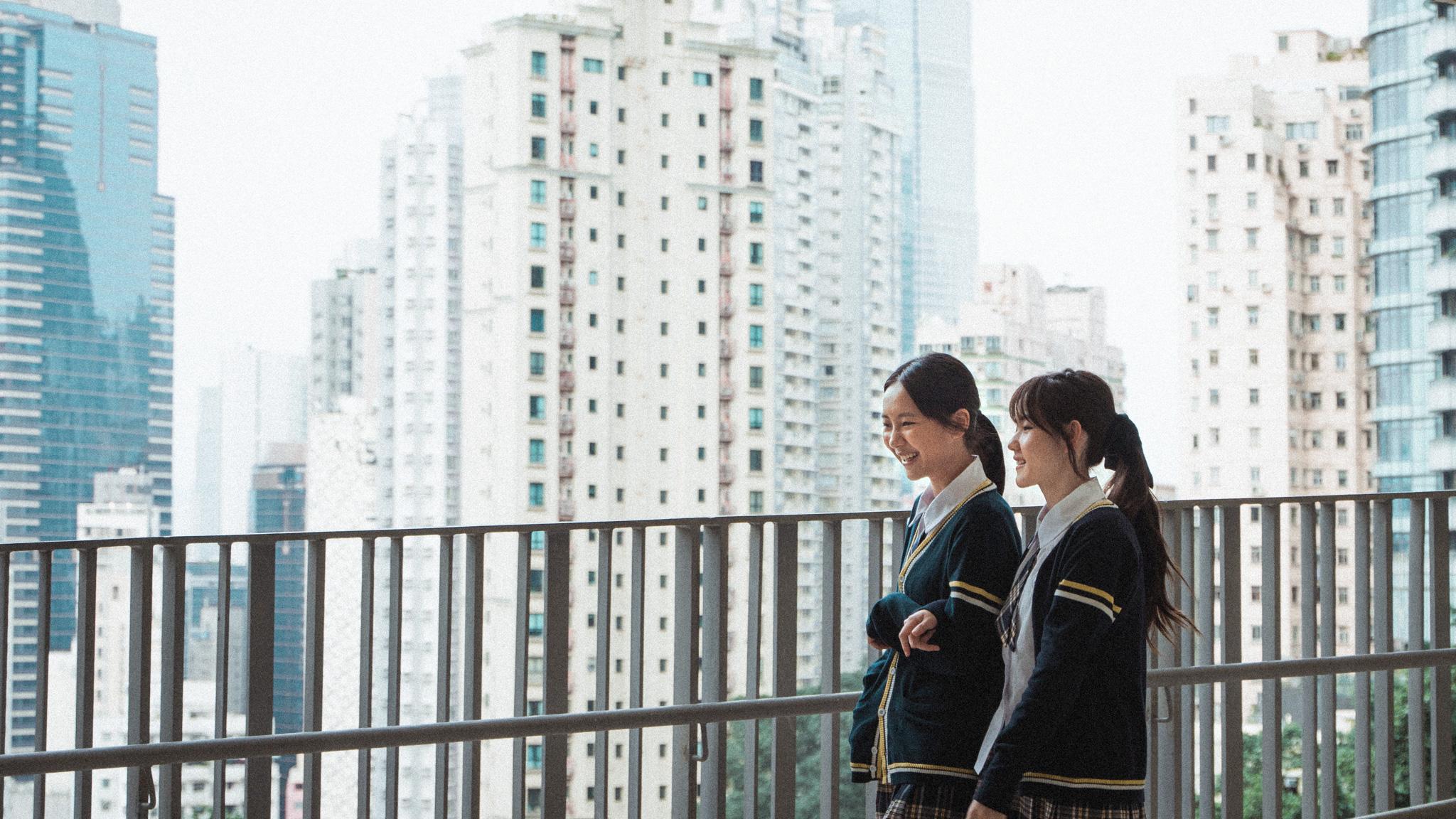 Marf邱彥筒和陳書昕Sheena在電影《寄了一整個春天》演一對高中摯友。