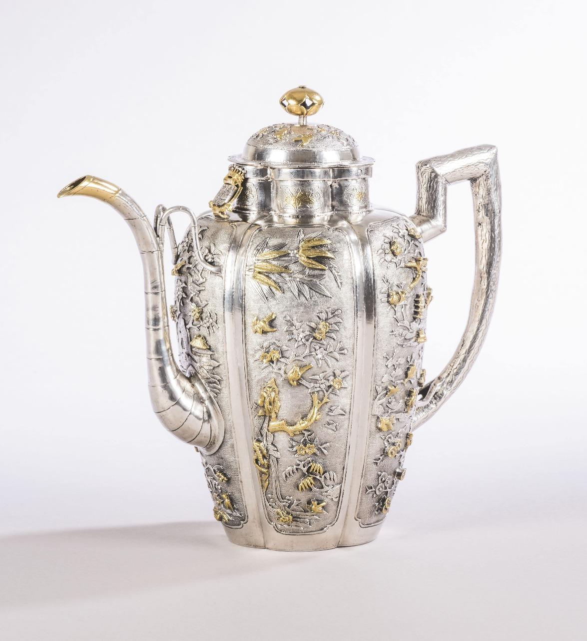 銀壺,約清康熙十九年(1680年)。(圖片來源:凡爾賽宮)