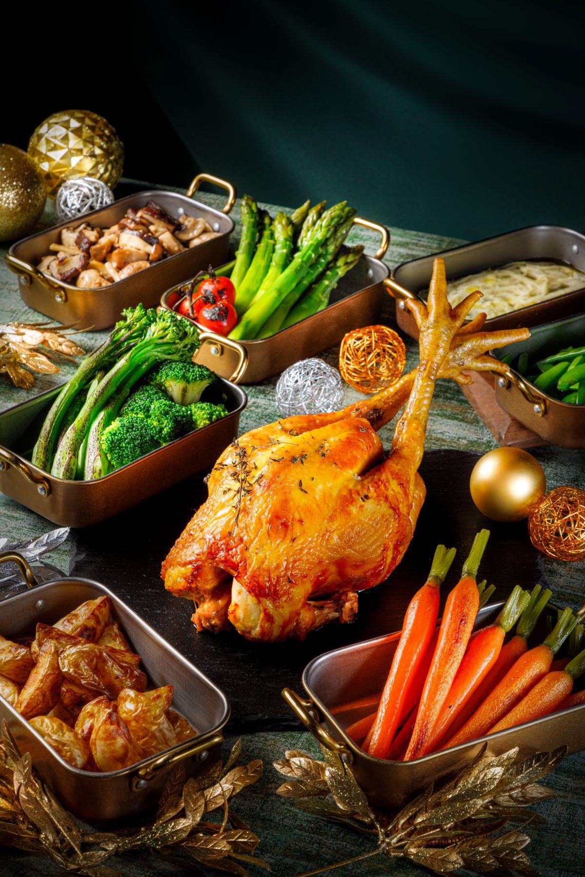 香烤黃油雞配龍蒿香草汁(2公斤$888)