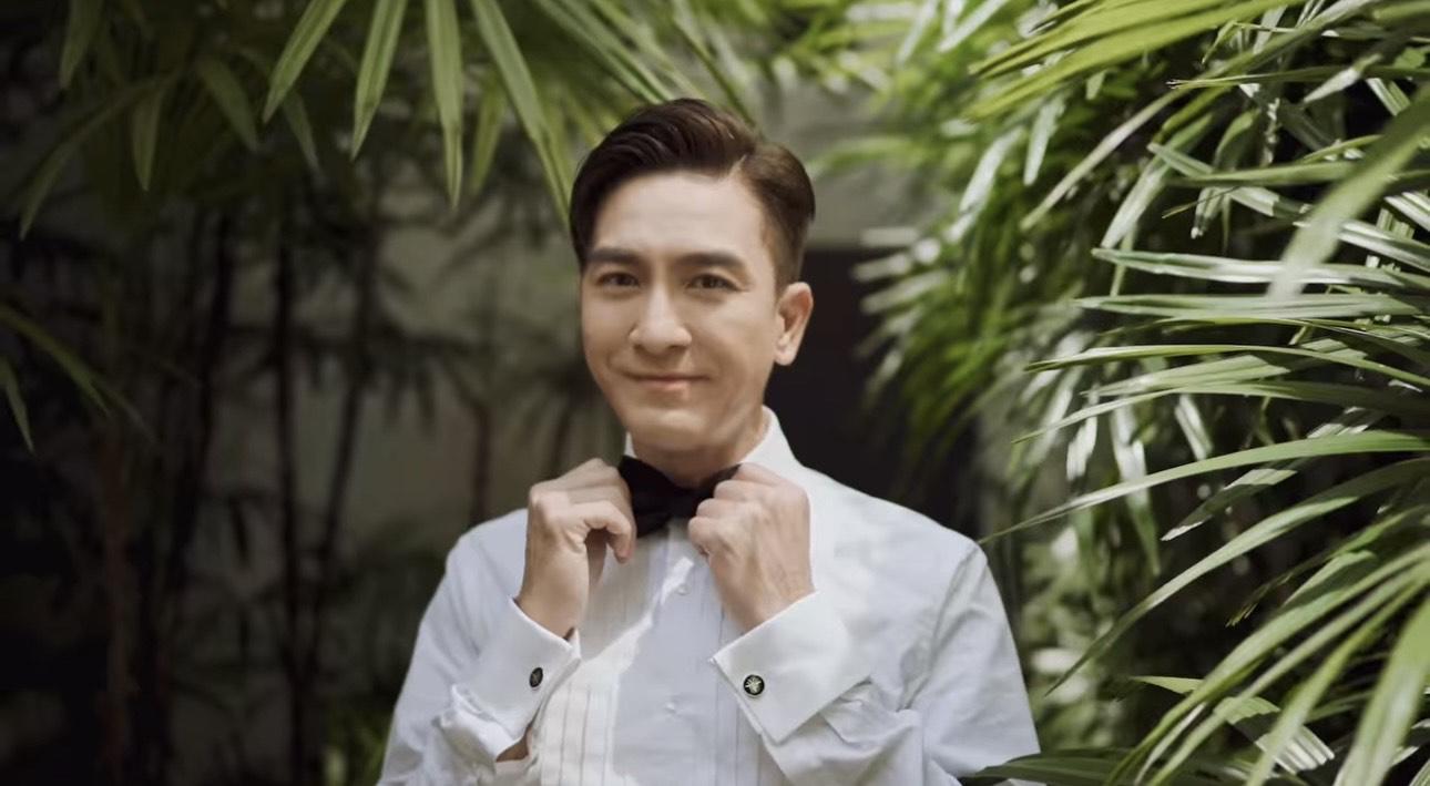 馬國明湯洛雯結婚一周年 。