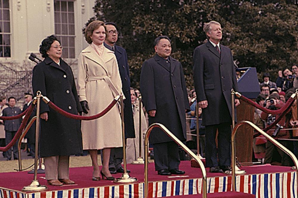 新華社:卡特任內中美正式建立外交關係(1979年。Jimmy Carter Library)