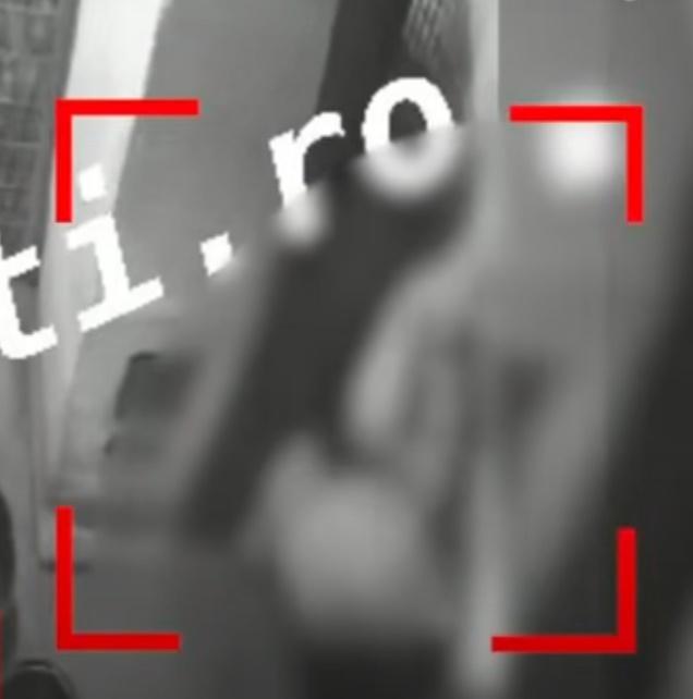 飼養員被咬住無法掙脫,十多秒鐘後被撲倒在地。(YouTube)