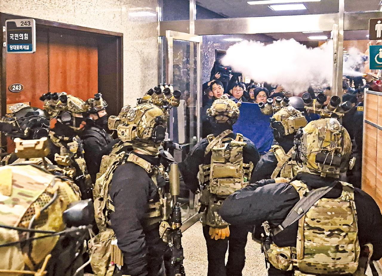南韓戒嚴風波 國會大樓