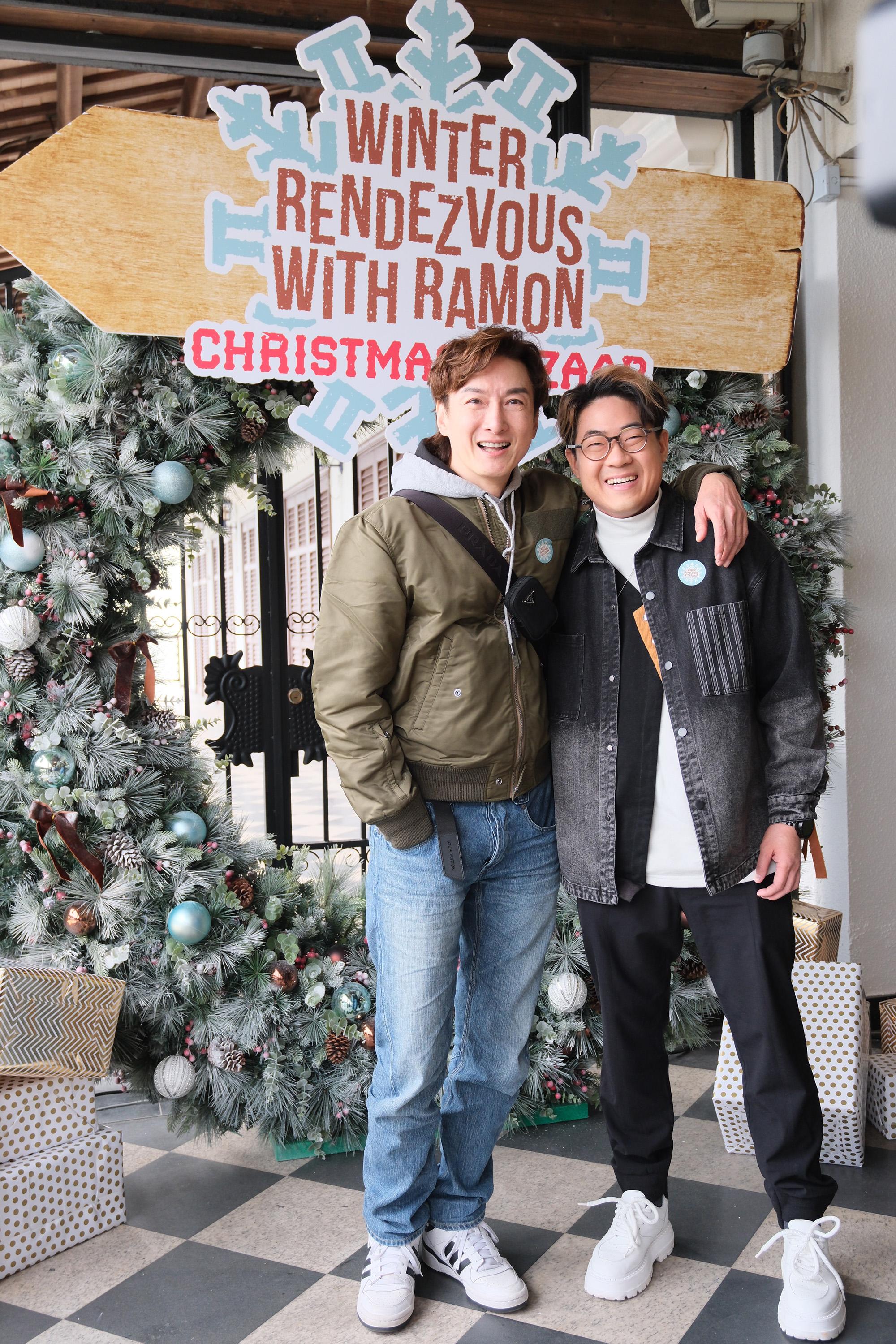 胡渭康咁遠都特登嚟撐後輩場。