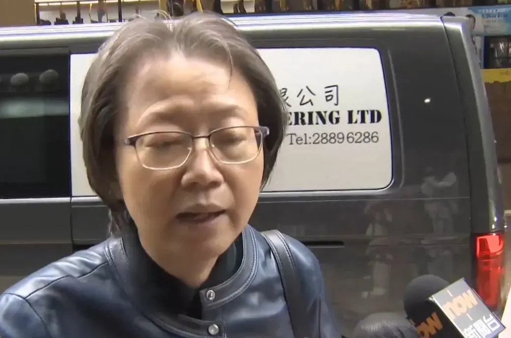 該校創校校監徐莉承認校方欠債1億,希望媒體輿論「放一條生路」。(有線新聞截圖)