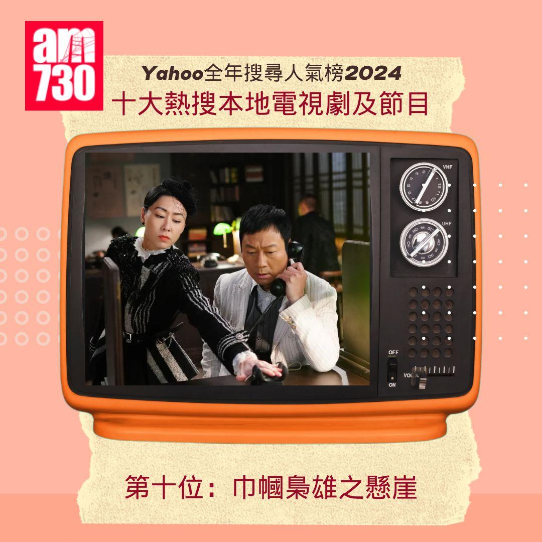 Yahoo全年搜尋人氣榜「十大熱搜本地電視劇及節目」2024|第十位:巾幗梟雄之懸崖