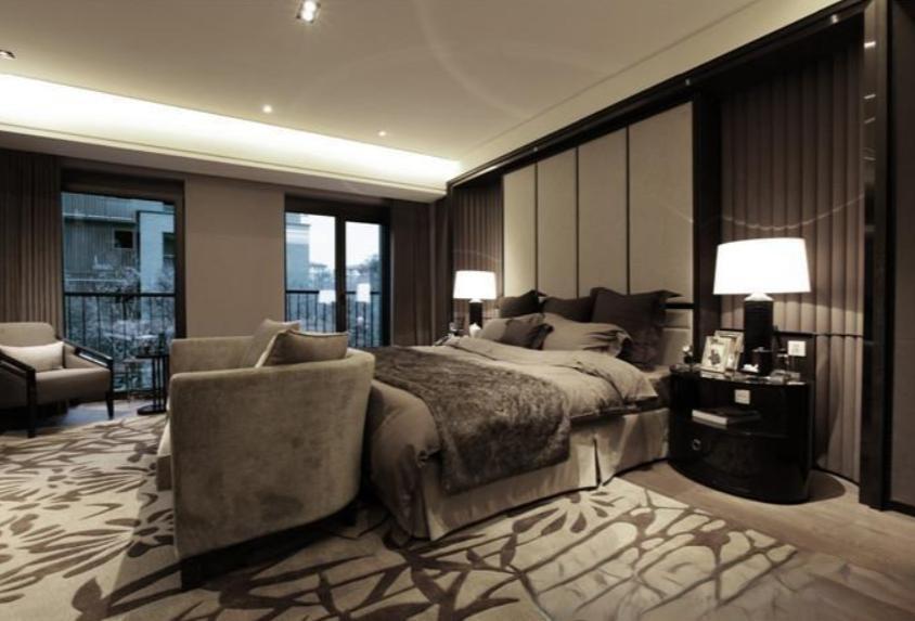 北京豪宅萬柳書院內部裝潢低調大氣。(微博)