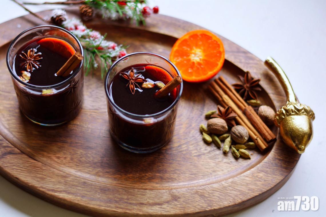 【聖誕大餐飲品】飯後喝一杯熱紅酒的話,特別能溫暖身體。