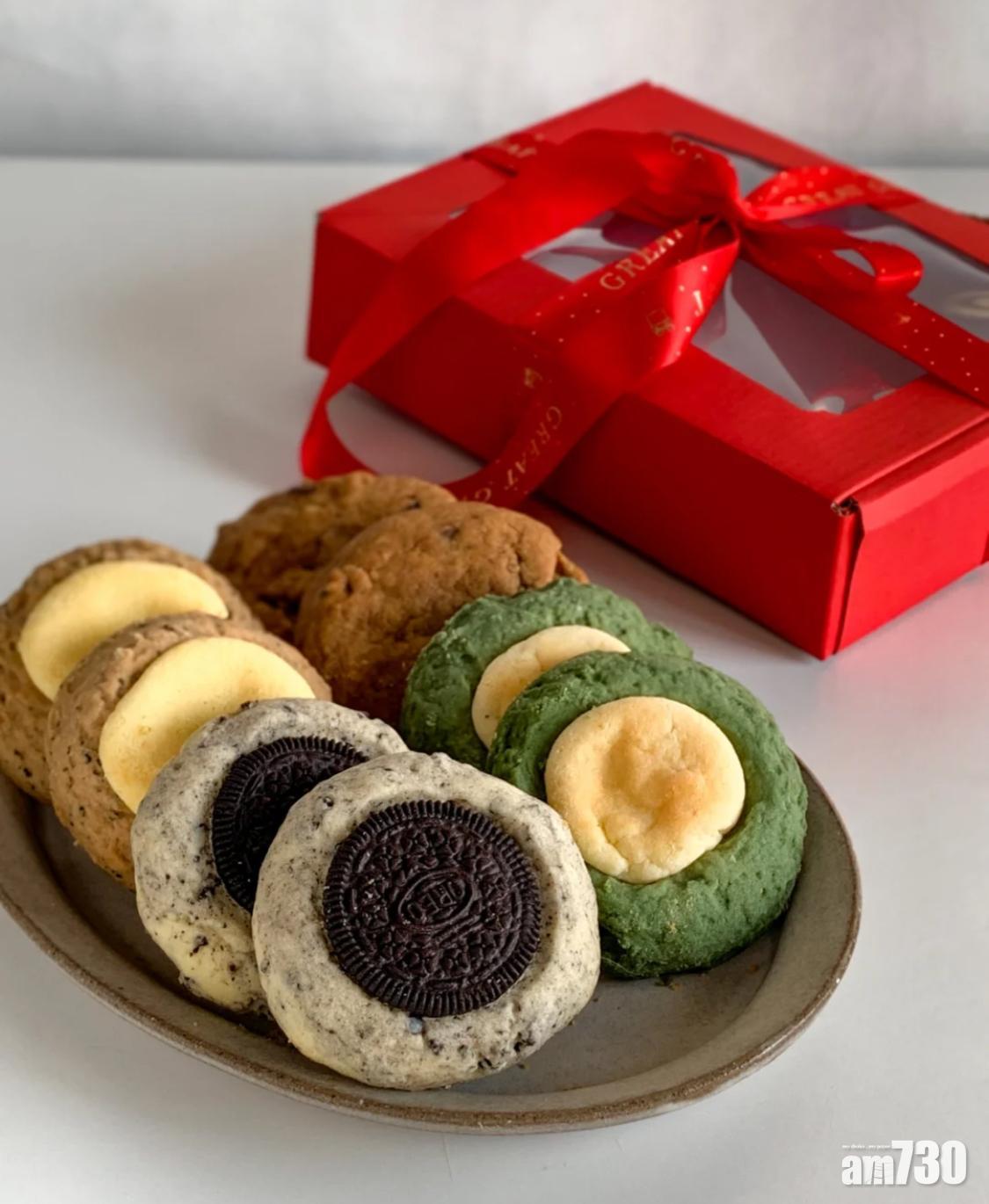 原塊OREO曲奇可以用不同曲奇製成不同口味。