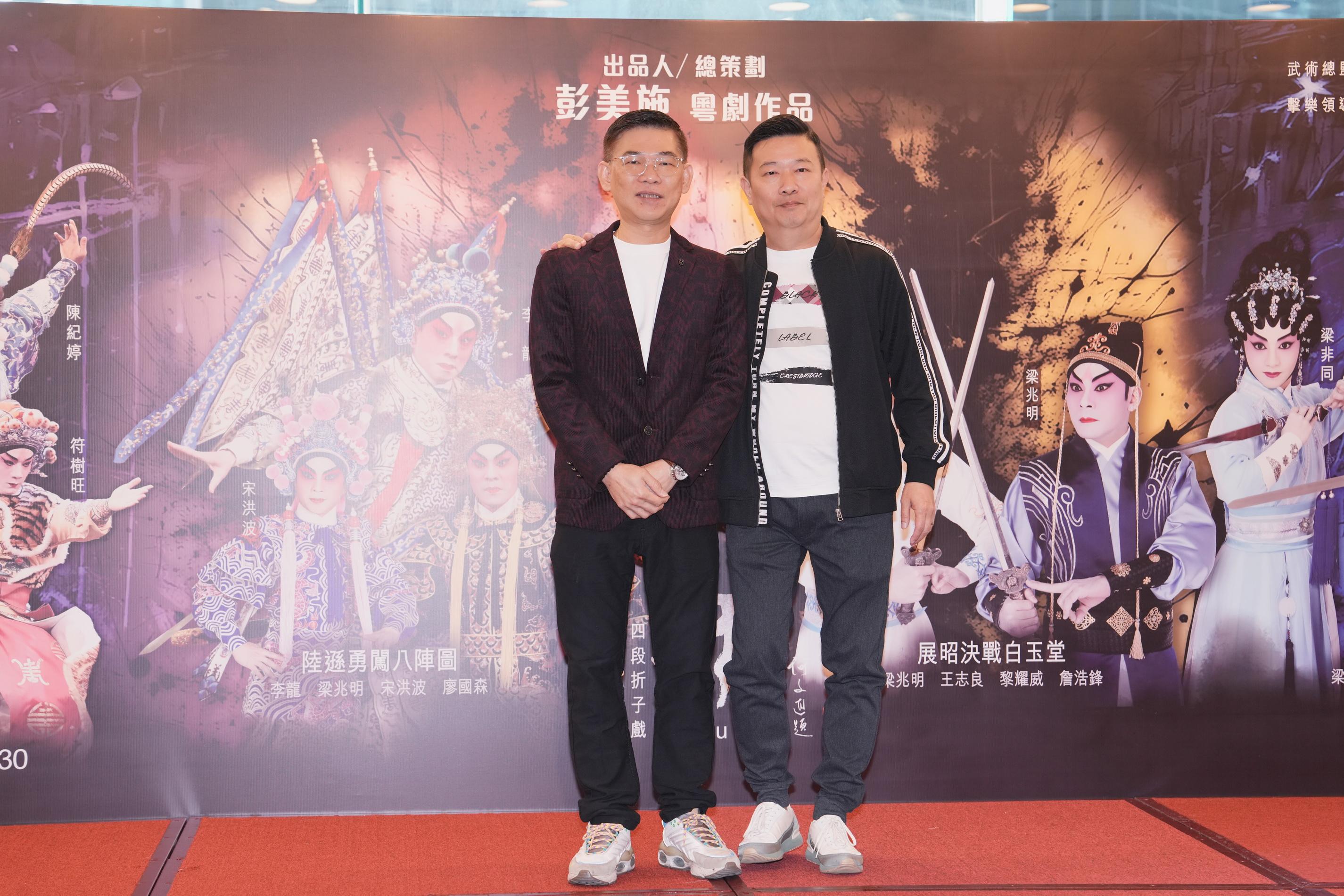 擊樂領導高潤權(左)與音樂領導彭錦信(右)最佳拍檔。