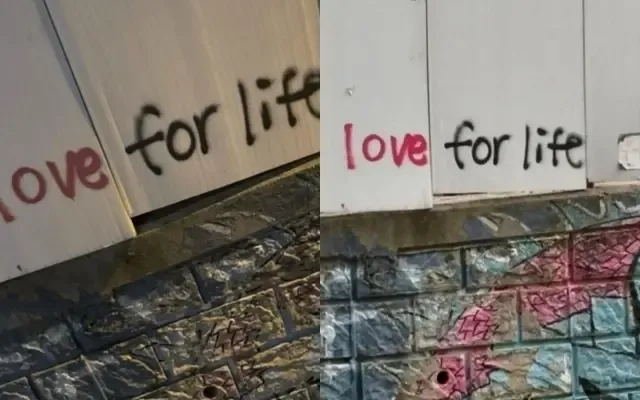 G-Dragon與韓韶禧上傳的照片中,牆上同樣出現「LOVE FOR LIFE」的字樣,而引發外界猜測。