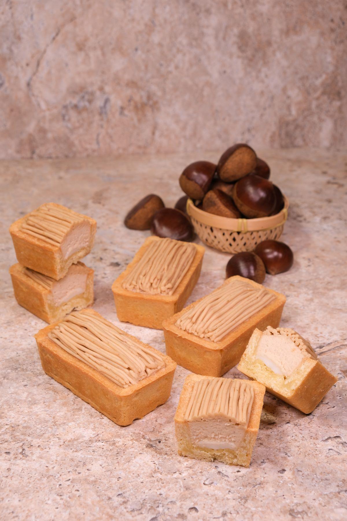 栗子蒙布朗麻糬撻 $65