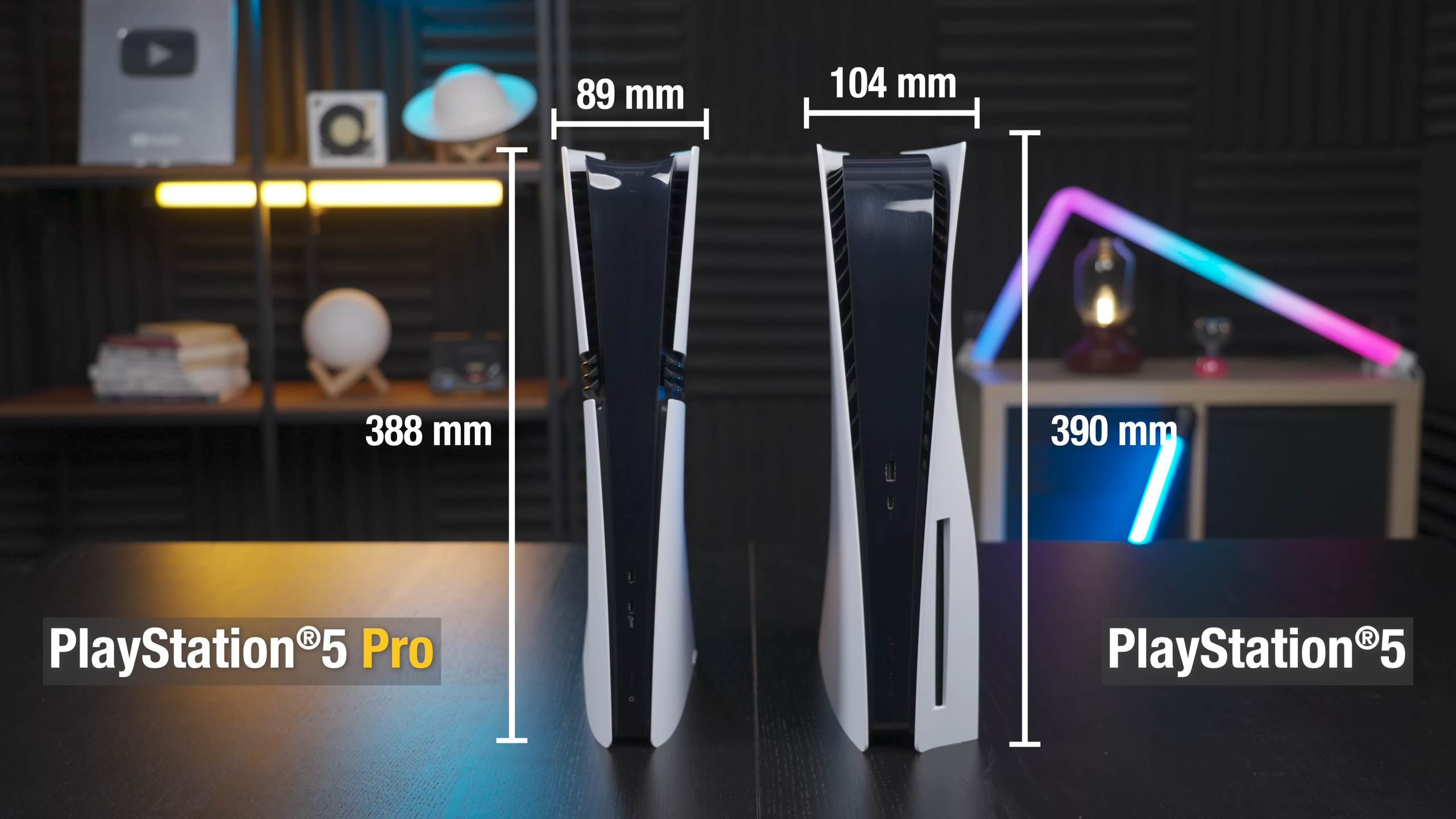 PS5 Pro機身比原版PS5更細。