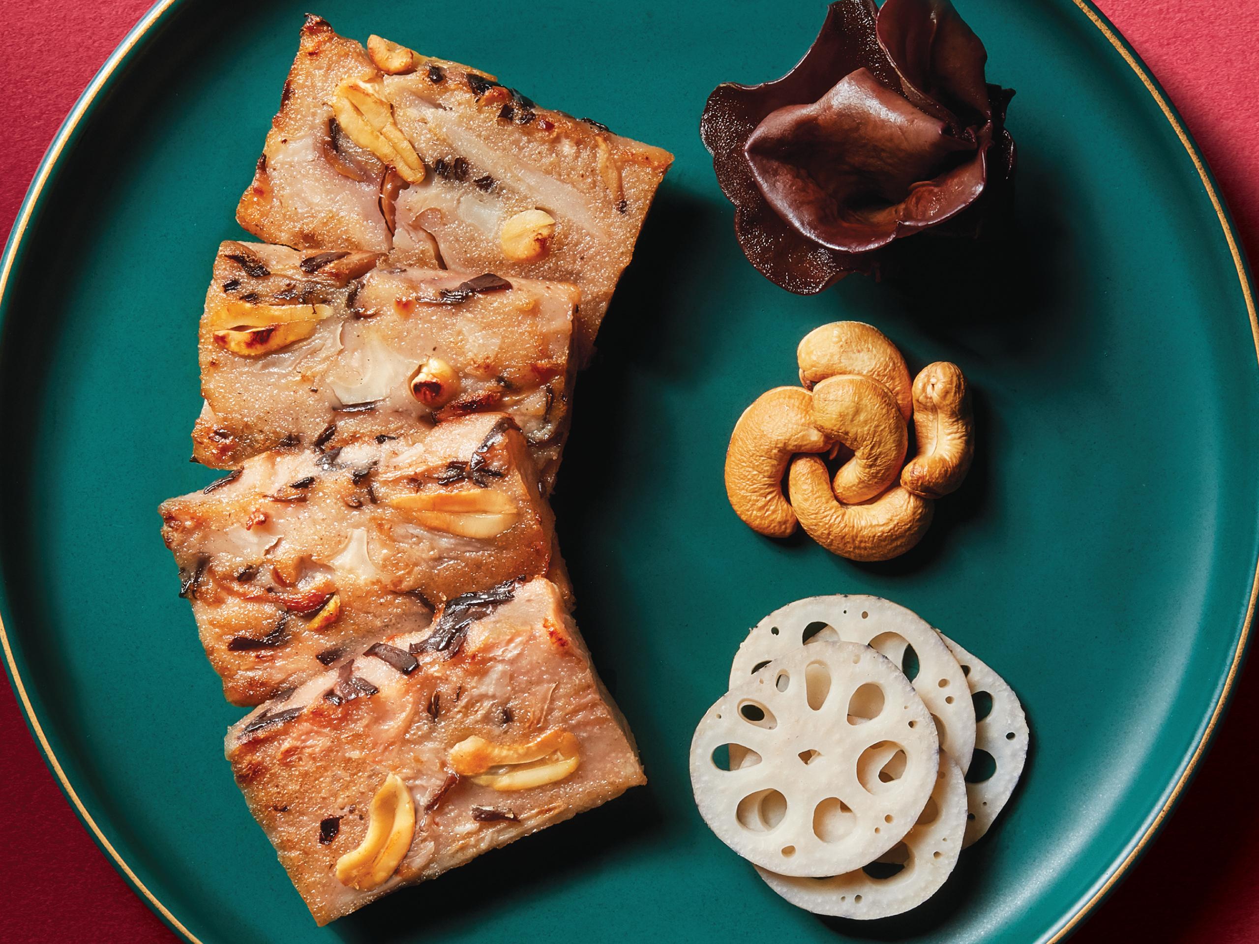 木耳腰果蓮藕糕