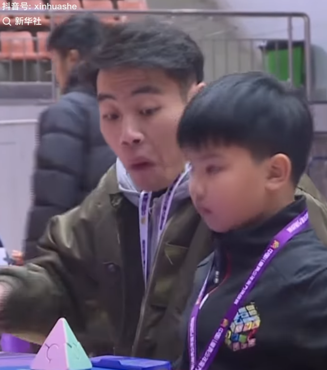 9歲男孩胡若珵速度之快令旁邊裁判都「O嘴」。