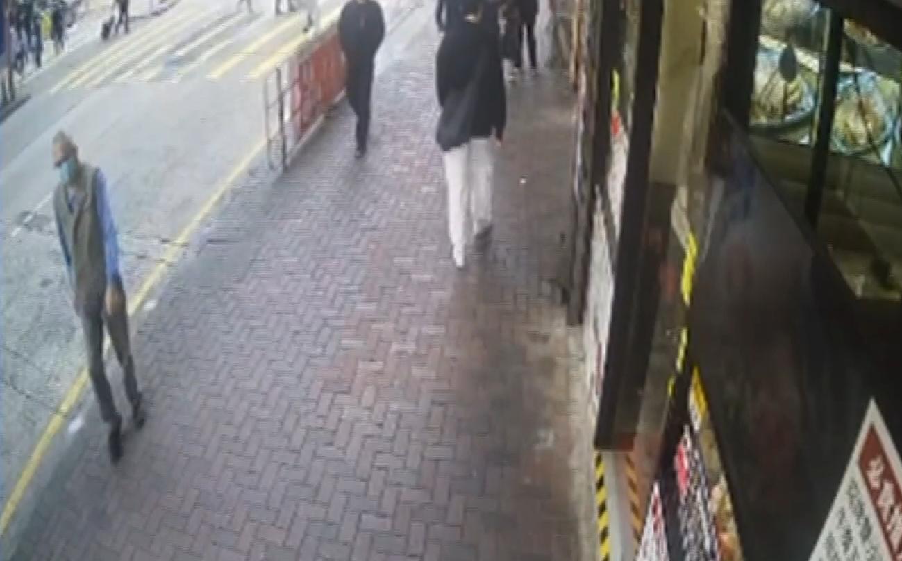 佐敦發生奪命車禍。(有線電視新聞截圖)