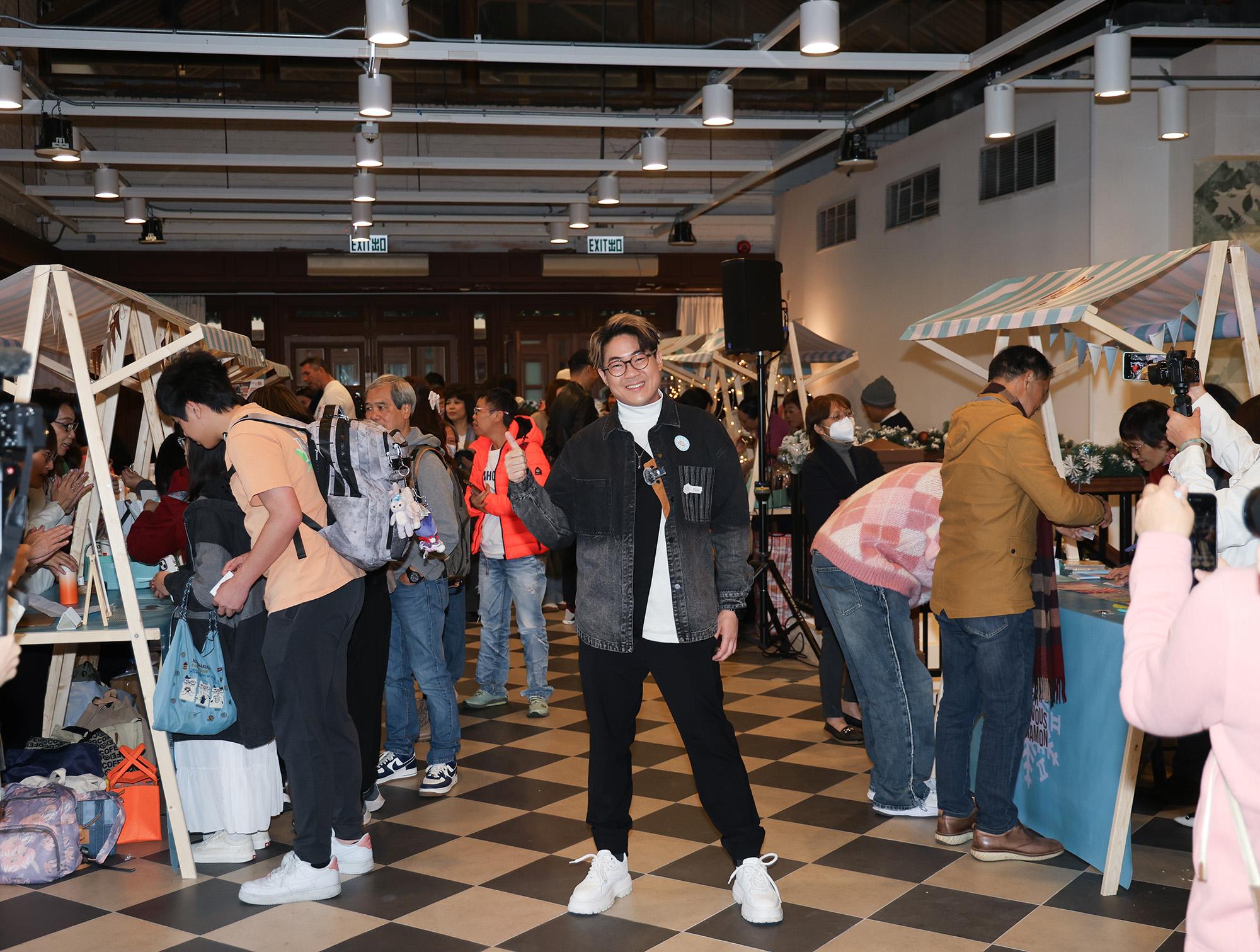 啟豪意想不到市集咁成功。