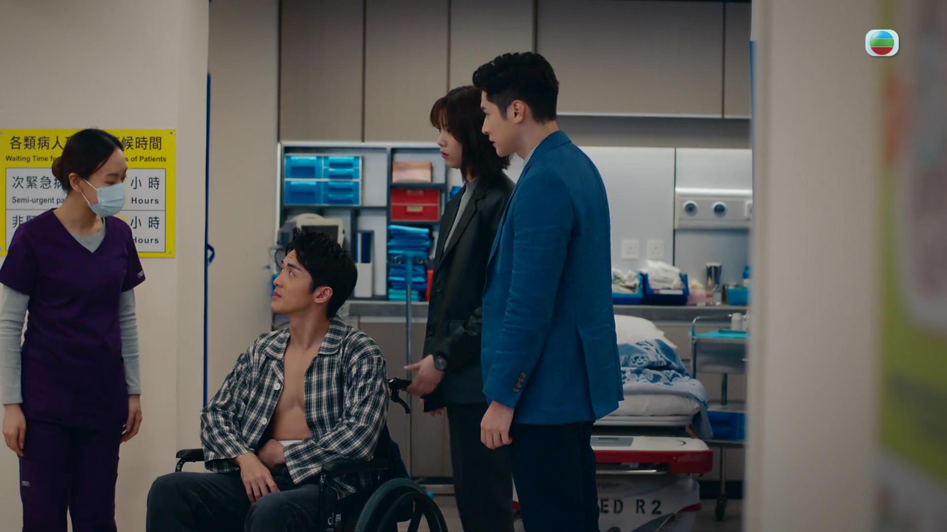 阮浩棕入院戲胸肌若隱若現。