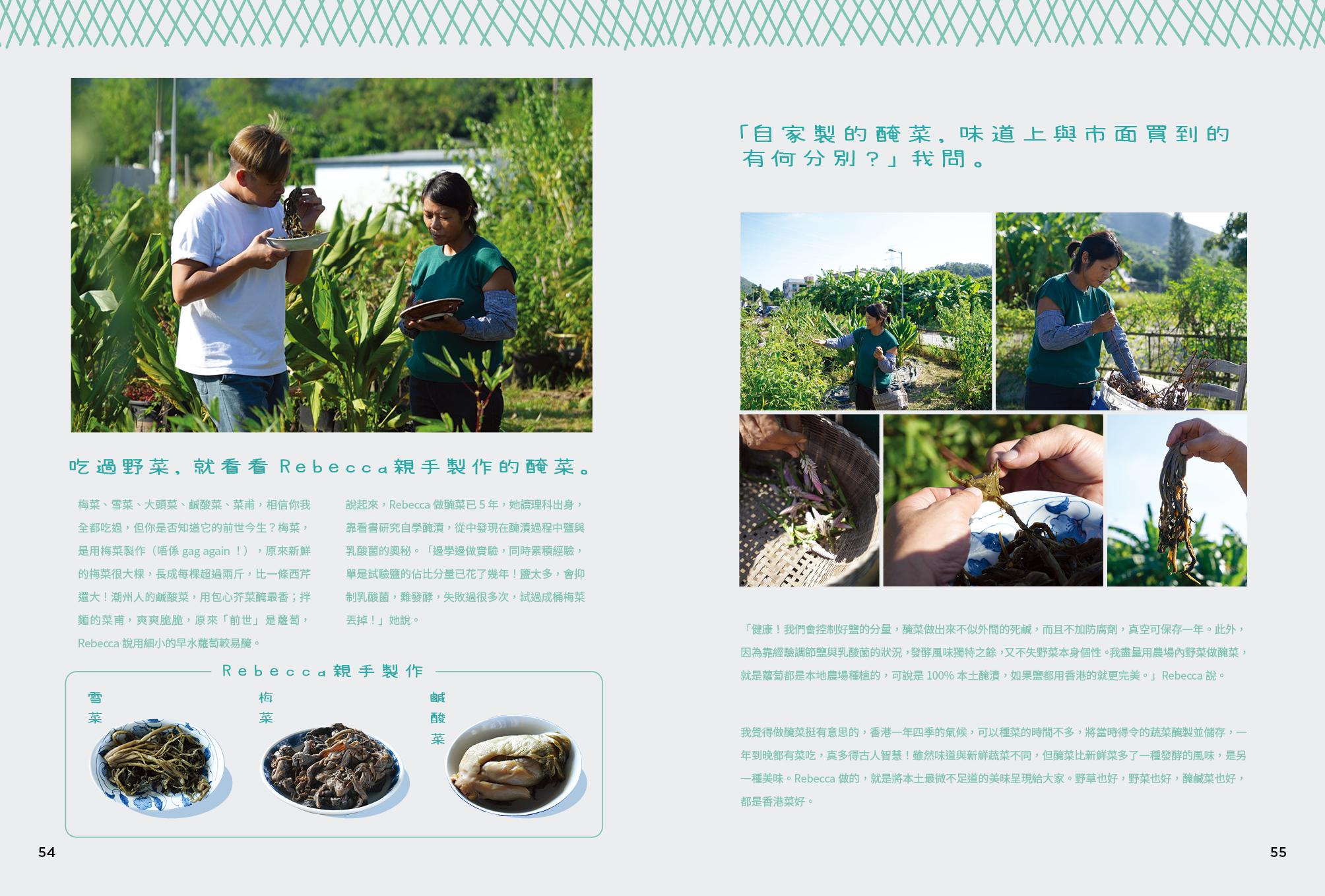 阿祖發掘本地特色醃菜。(《食本地鮮》內頁)