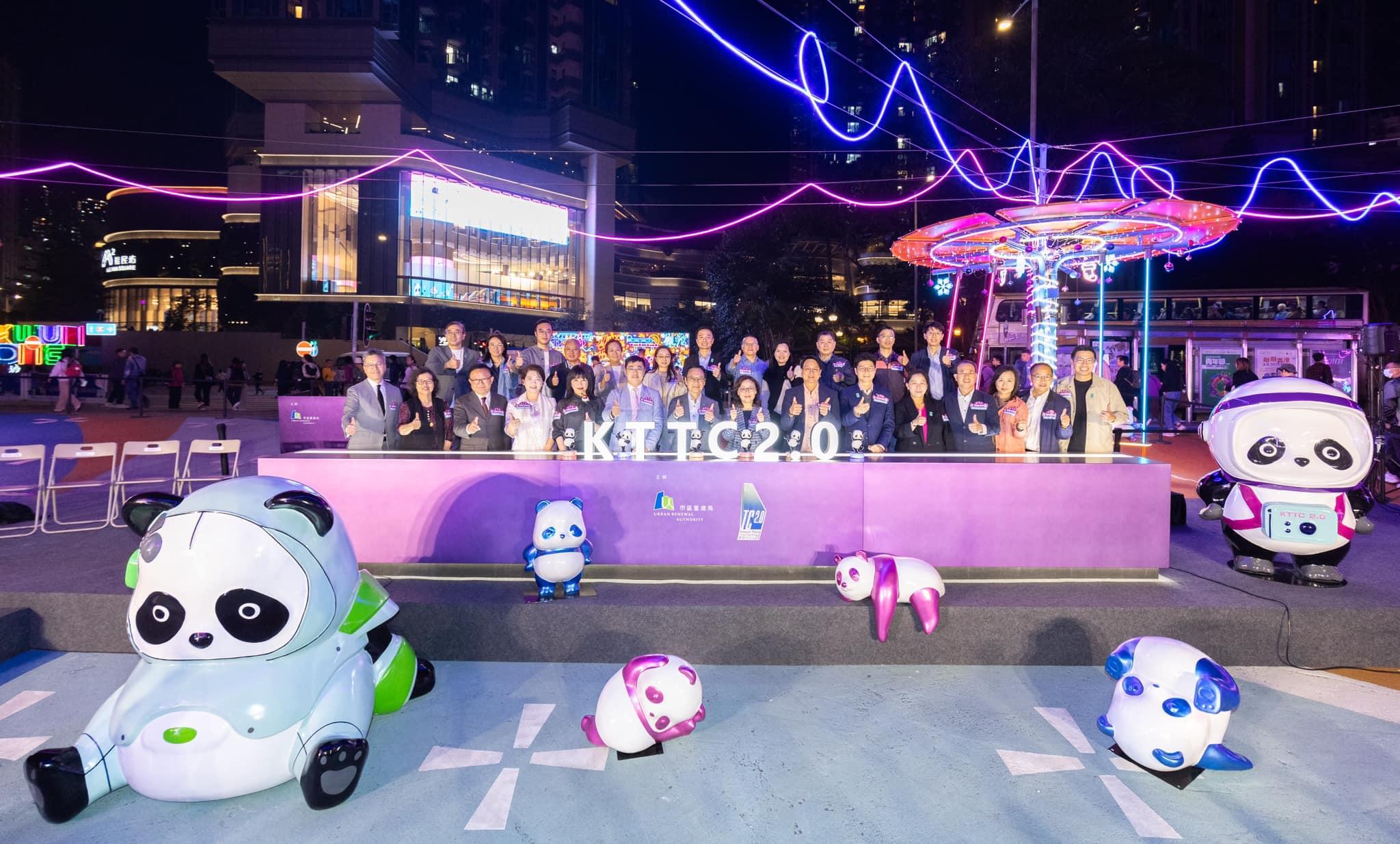 市建局 「自由空間」兩熊貓展品懷疑被盜 韋志成:已報警 (@fb開心建城 URAmity圖片)