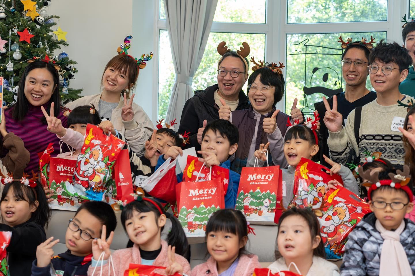 林定國邀社區客廳兒童參官邸聖誕派對 分享大律師點滴 鼓勵追夢 (@fb 林定國 Paul Lam圖片