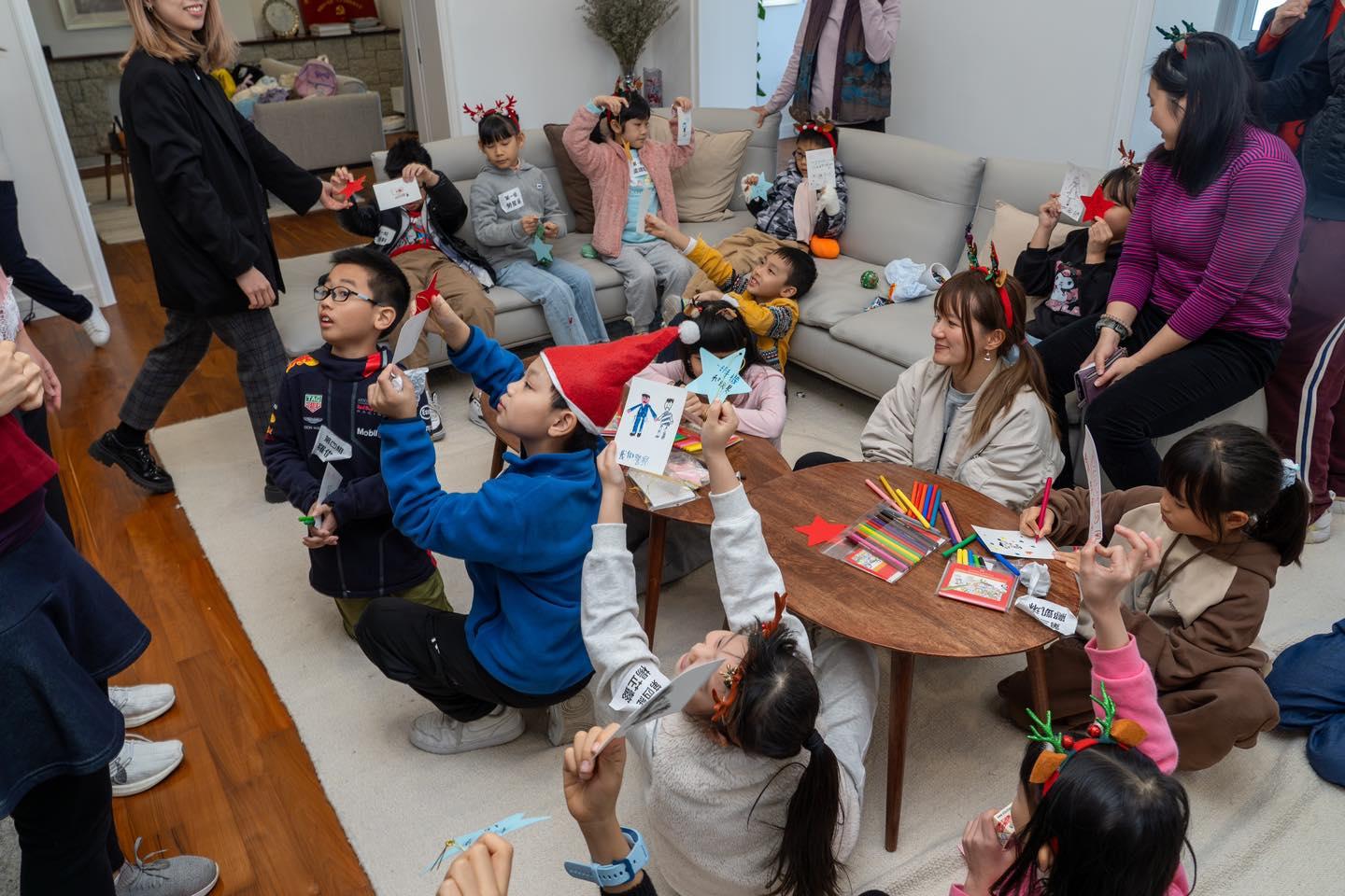 林定國邀社區客廳兒童參官邸聖誕派對 分享大律師點滴 鼓勵追夢 (@fb 林定國 Paul Lam圖片