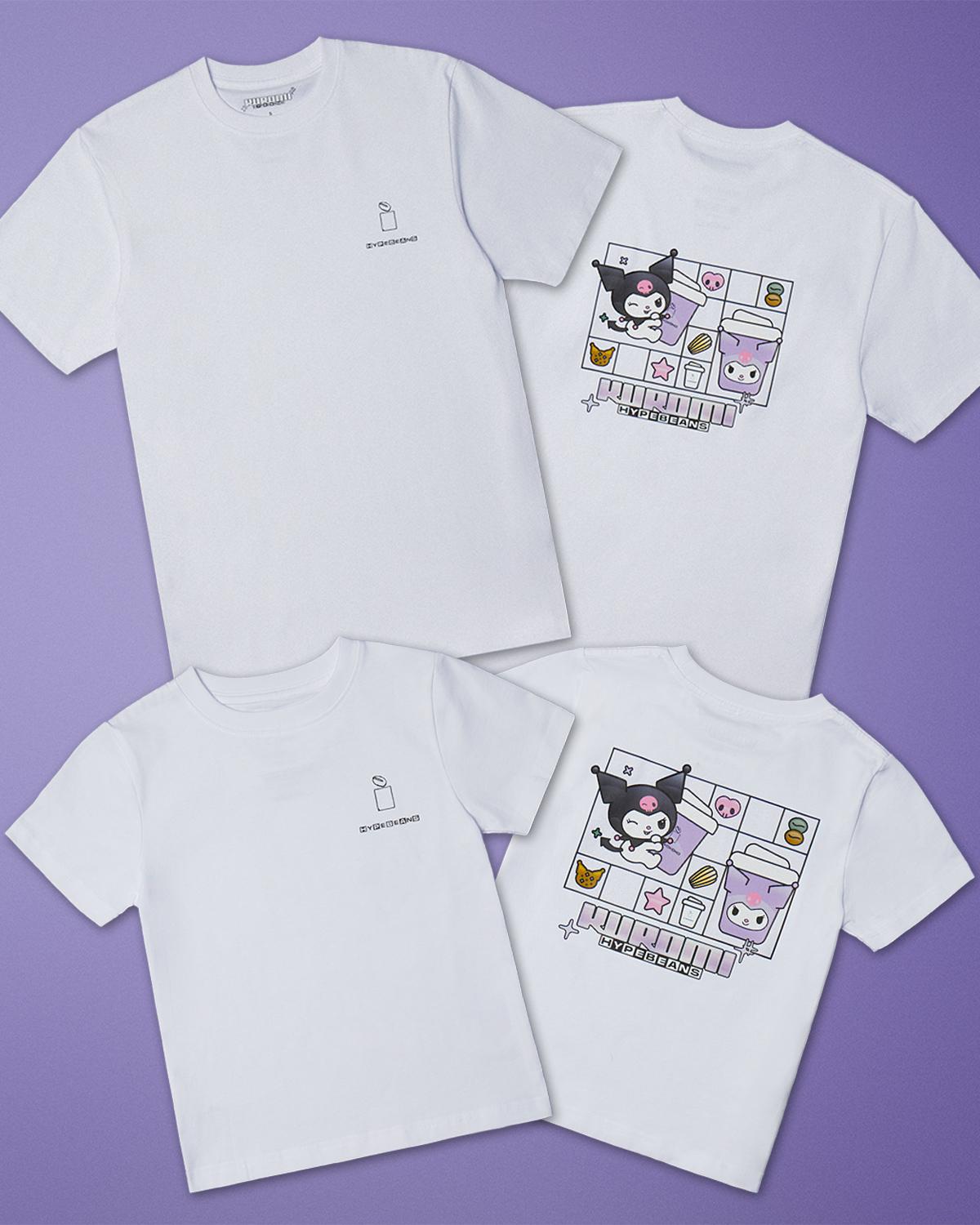 Hypebeans Kuromi Café T 恤(成人尺碼/兒童尺碼)$360/$260