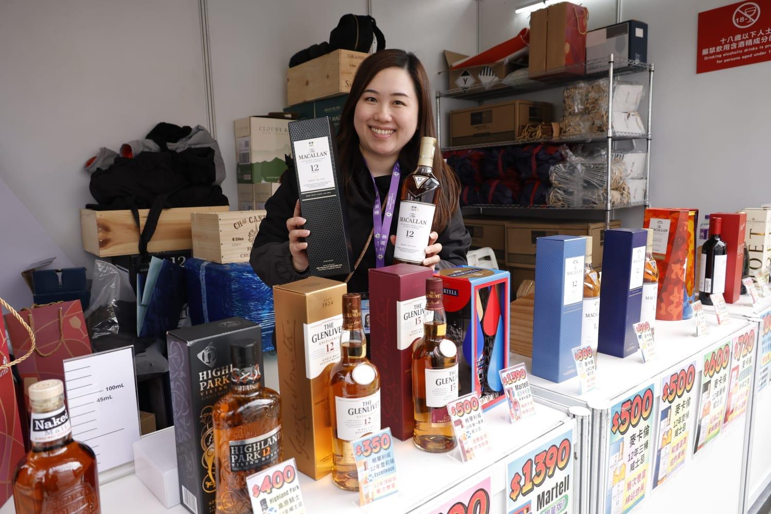 有烈酒參展商看好銷情。(林俊源攝)