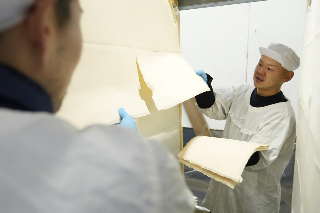 日本清酒釀造。(美聯社)