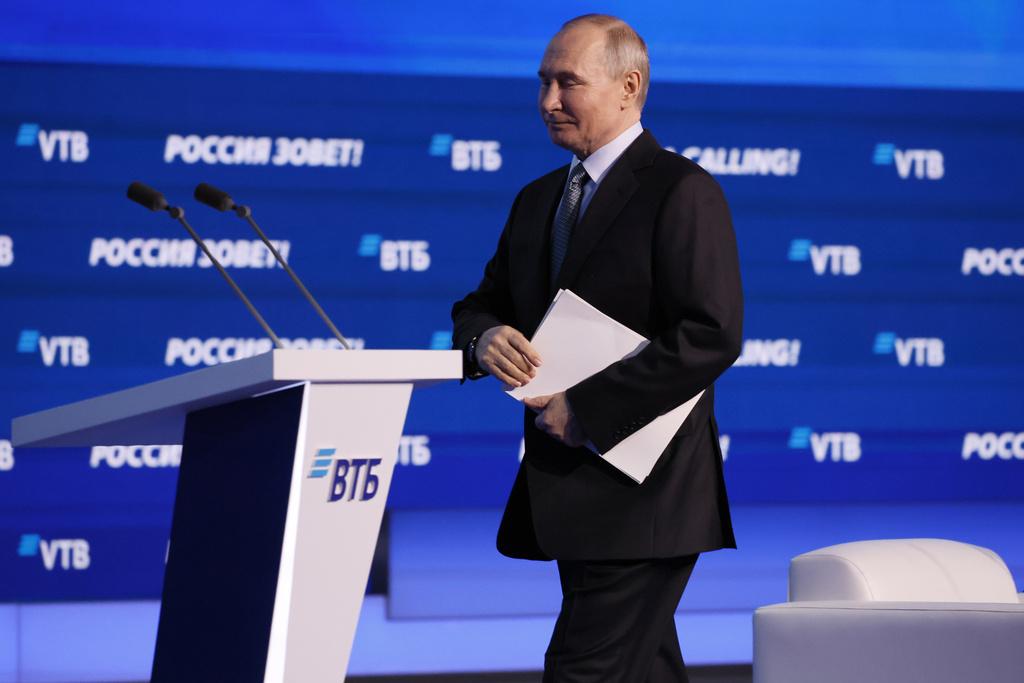 俄羅斯總統普京。(美聯社)