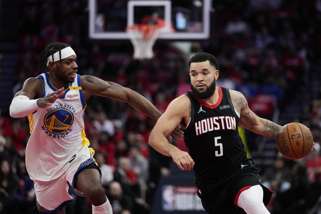 火箭91:90擊敗勇士入四強。(美聯社)