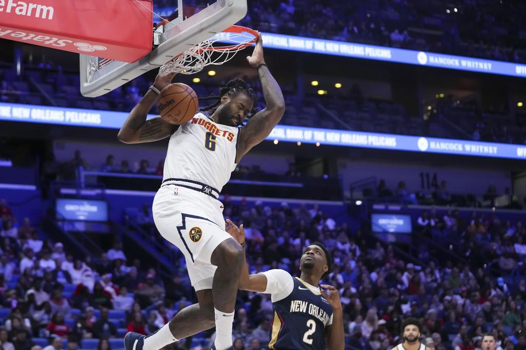 金塊加時以132:129擊敗鵜鶘。(美聯社)