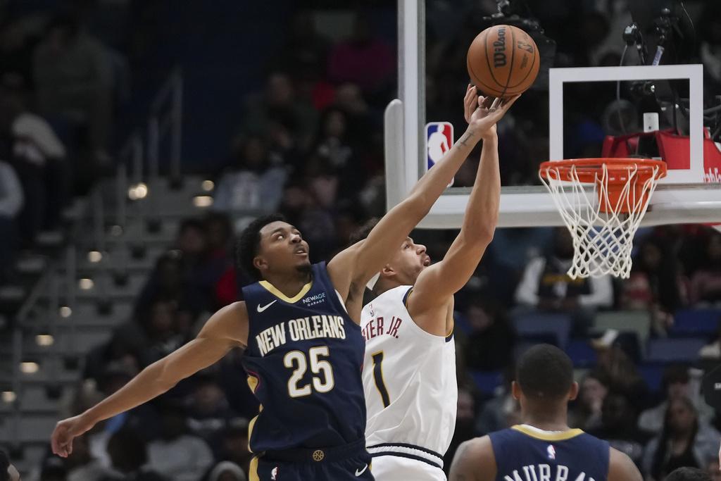 金塊加時以132:129擊敗鵜鶘。(美聯社)