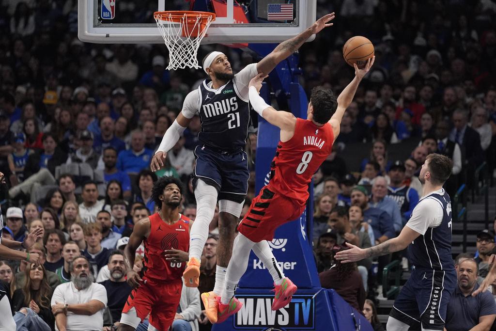 獨行俠132:108擊敗拓荒者。(美聯社)